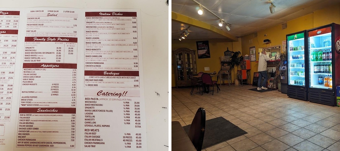 Genoa Pizza Menu