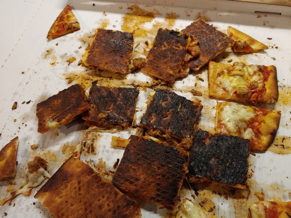 Burnt Pizza